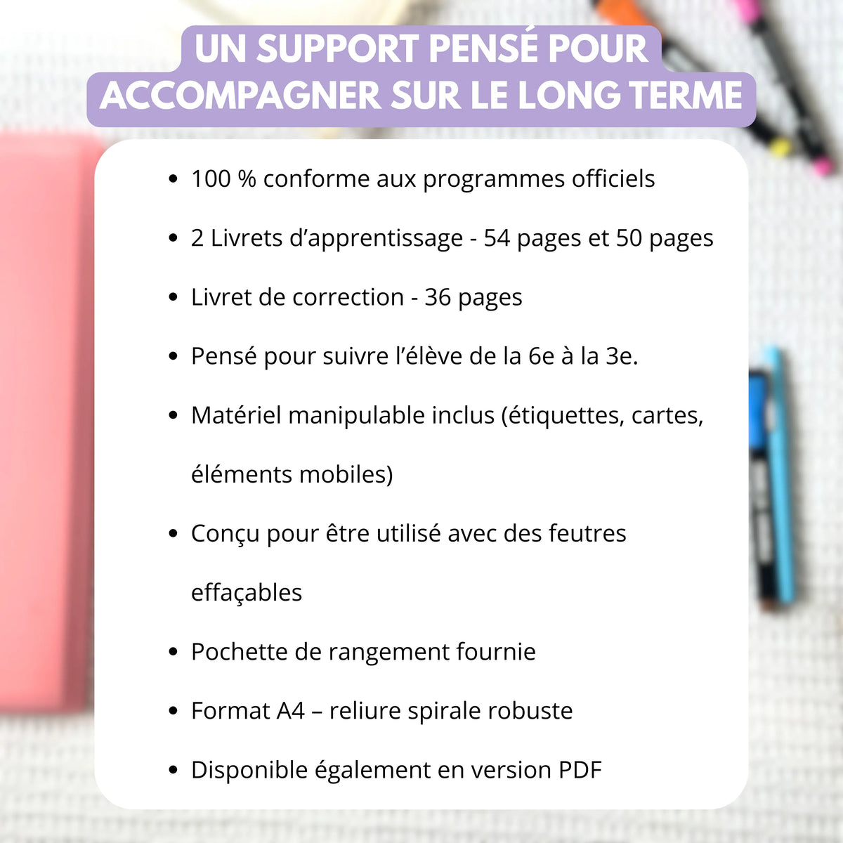 Toute la conjugaison - Pochette d'apprentissage