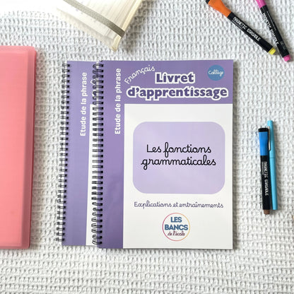 Les fonctions grammaticales - Livret effaçable