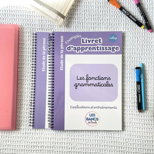 Les fonctions grammaticales - Livret effaçable