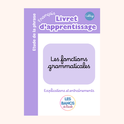 Les fonctions grammaticales PDF - Licence classe