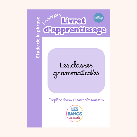 Les classes grammaticales PDF - Licence classe