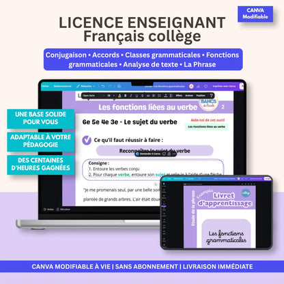 Licence Enseignant - Français Collège