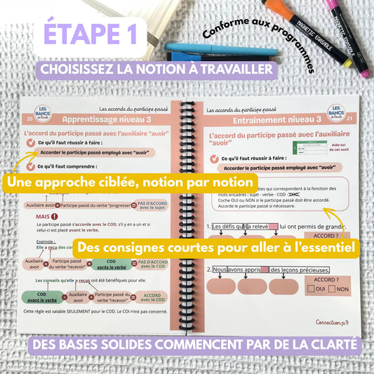 Les accords - Livret effaçable