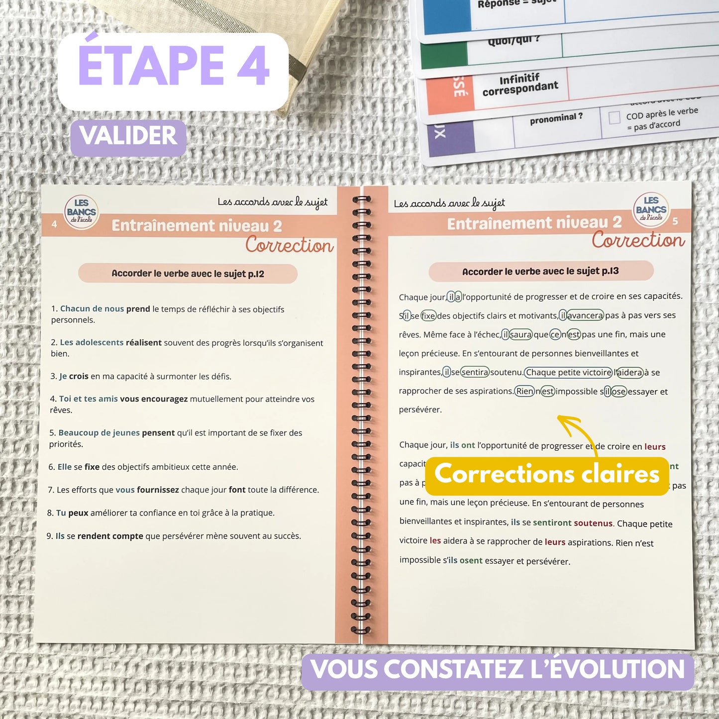 Les accords - Livret effaçable