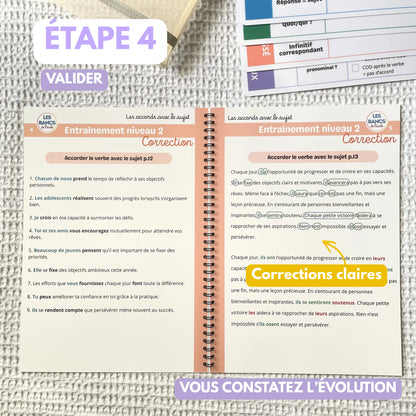 Les accords - Livret effaçable
