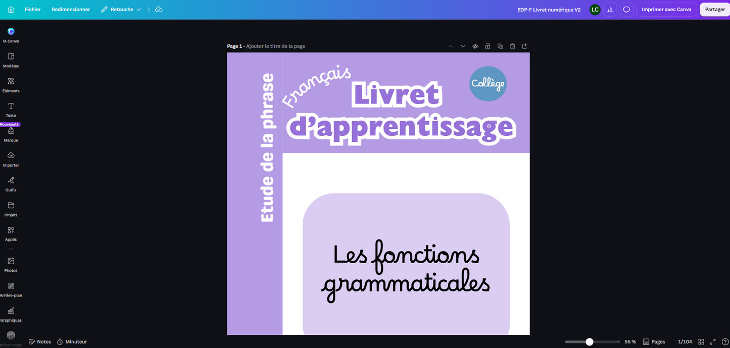Licence Enseignant - Français Collège