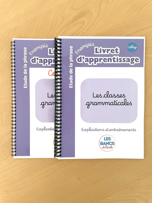 Les classes grammaticales