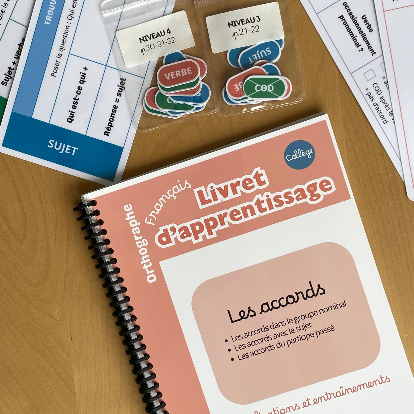 Pack 6 livrets effaçables dont 1 offert