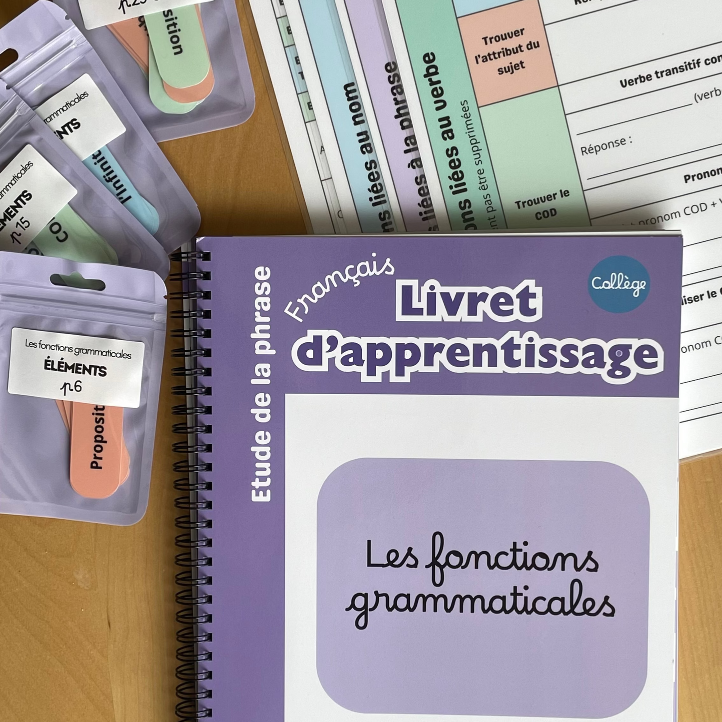 Pack 6 livrets effaçables dont 1 offert