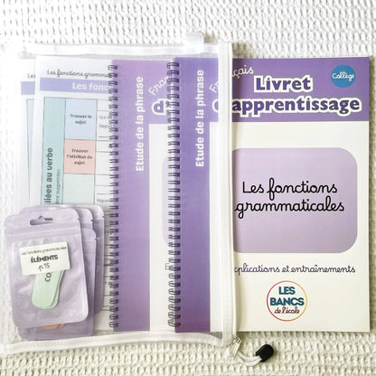 Les fonctions grammaticales - Pochette d'apprentissage