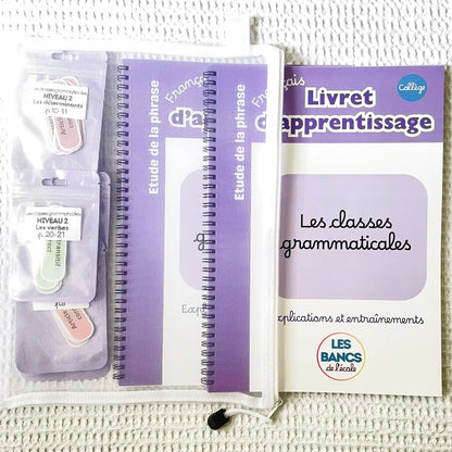Pack collection complète - 6 pochettes d'apprentissage
