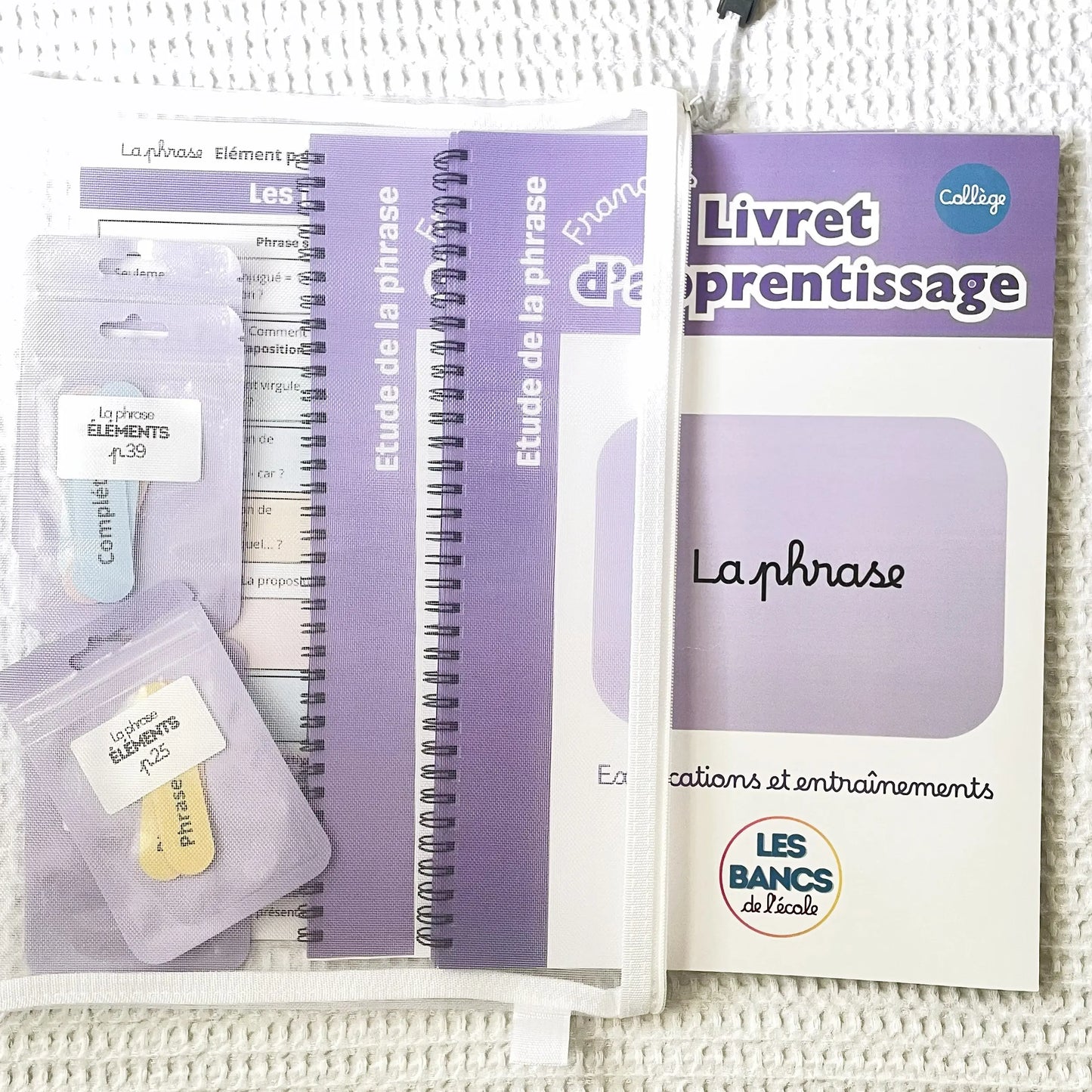 Pack collection complète - 6 pochettes d'apprentissage