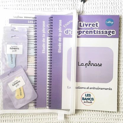 Pack collection complète - 6 pochettes d'apprentissage