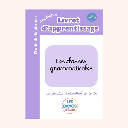 Les classes grammaticales PDF