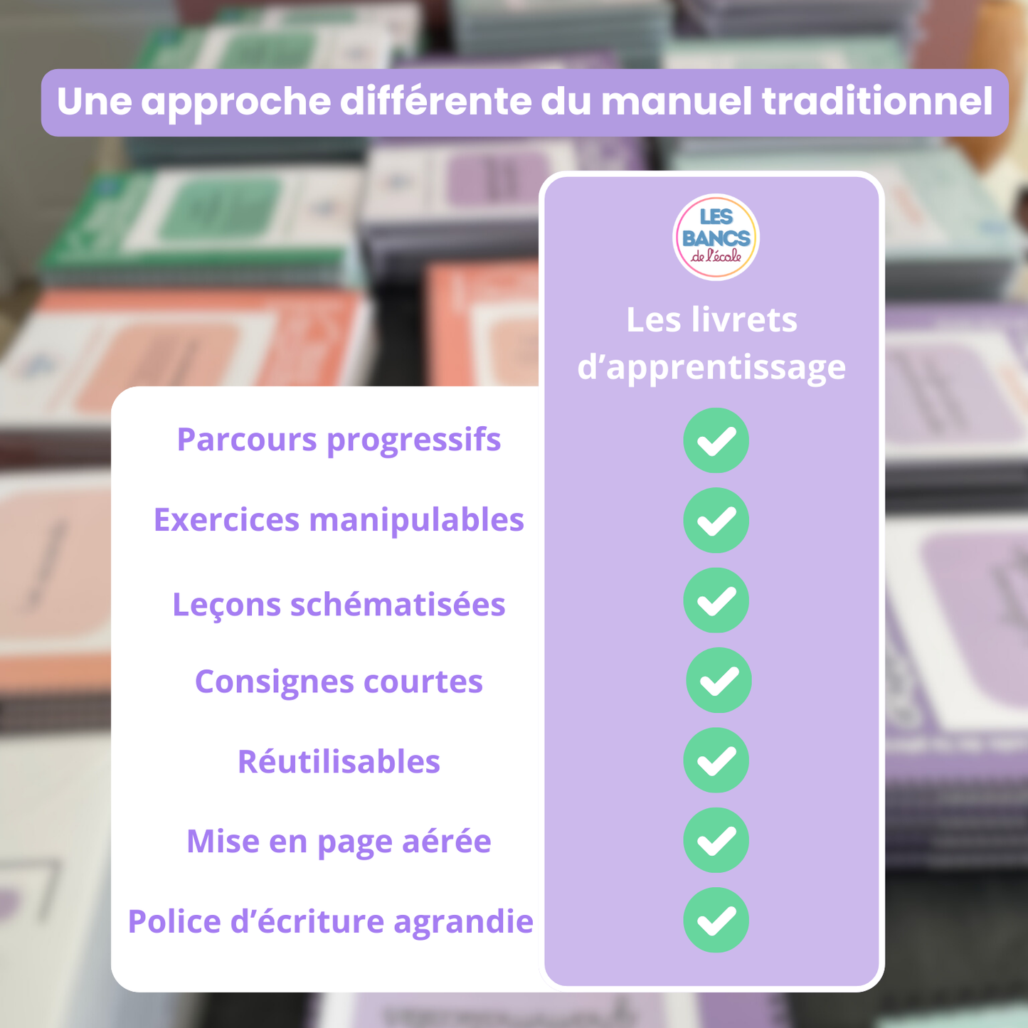 Pack - Les 5 livrets effaçables